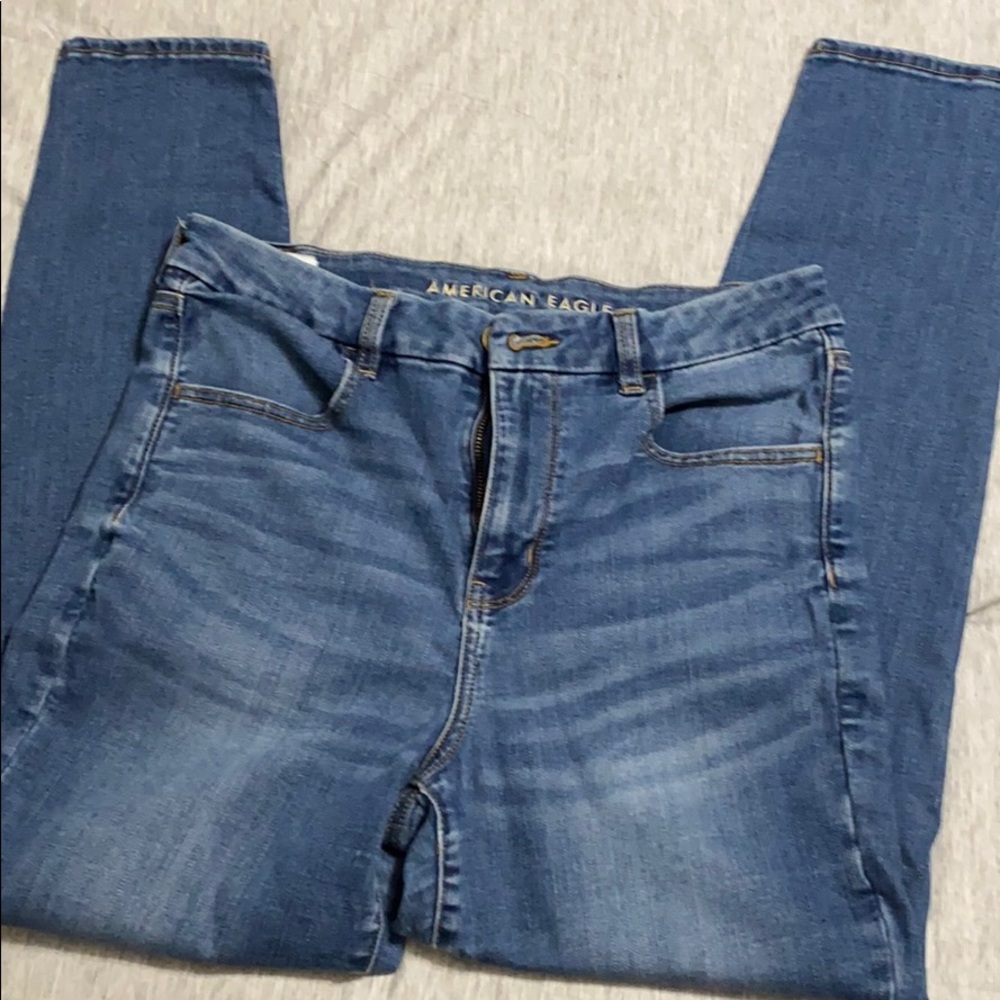 AEO curvy high rise jeggings